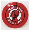Image 1 : 15225 - MOHAWK GASOLINE ROUND TIN SIGN