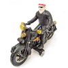 Image 1 : 15195 - CAST IRON MOTOR CYCLE W/ RIDER