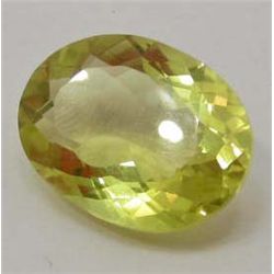 14901 - YELLOW AFRICAN QUARTZ GEMSTONE
