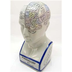 14439 - PORCELAIN PHRENOLOGY HEAD