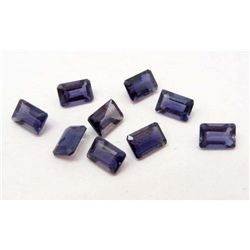 14928 - LOT OF 4.56 CTS OF BLUE PURPLE MADAGASCAR IOLITE GEMSTONES