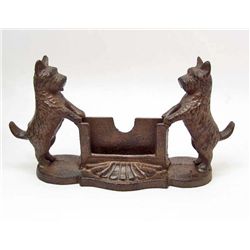 15209 - CAST IRON BUSINESS CARD HOLDER