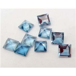 14914 - LOT OF 4.89 CTS OF LONDON BLUE BRAZIL TOPAZ GEMSTONES