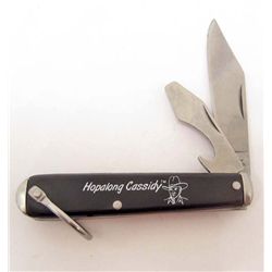 6913 - NOVELTY CUTLERY HOPALONG CASSIDY KNIFE APPROX. 3"