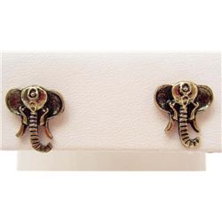 7247 - PAIR OF ELEPHANT EARRINGS