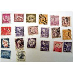 5625 -  LOT OF 20 VINTAGE U.S. POSTAGE STAMPS