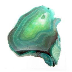 6504 - 140.5 CT DRAGON VEINS AGATE SLICE PENDANT