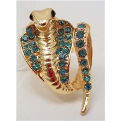 7214 - COBRA RHINESTONE RING