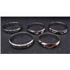 Image 1 : 7502 - LOT OF 5 SILVER RINGS