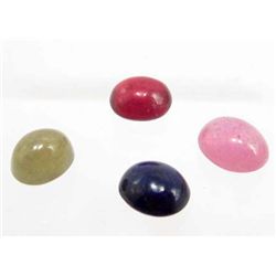 6643 - LOT OF 10.31 CTS OF MULTI COLORED SAPPHIRE GEMSTONES
