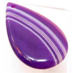 6865 - 61.0 CT ONYX AGATE TEARDROP PENDANT