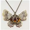 Image 1 : 7012 - BUTTERFLY PENDANT W/ CHAIN