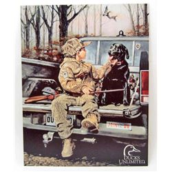 7701 - DUCKS UNLIMITED METAL SIGN