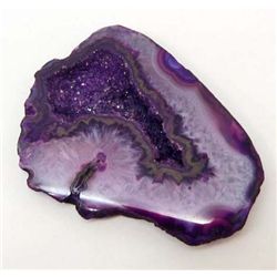 7524 - 80.25 CT PURPLE DRUZY AGATE