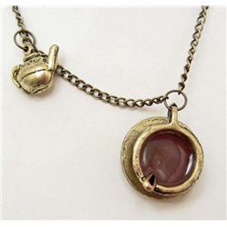 7375 - TEA CUP PENDANT W/CHAIN