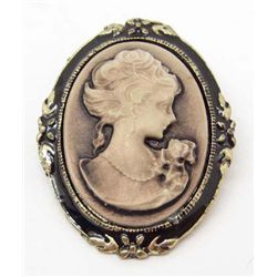 7195 - CAMEO BROOCH