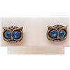 Image 1 : 7241 - PAIR OF OWL EARRINGS