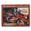 Image 1 : 7706 - WHEN DISASTER STRIKES... DONT SEND A STOOGE SEND THREE!!! FUNNY METAL SIG