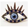 Image 1 : 7324 - EYE RHINESTONE RING