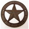 Image 1 : 6764 - CAST IRON STAR PLAQUE