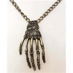 6979 - SKELETON HAND PENDANT W/ CHAIN