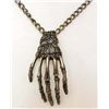 Image 1 : 6979 - SKELETON HAND PENDANT W/ CHAIN
