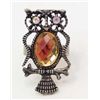 Image 1 : 6968 - RHINESTONE OWL RING