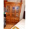 OAK CHINA CABINET / SIDE BOARD