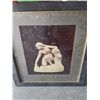 Image 1 : VINTAGE FRAMED PICTURE - EGYPTIAN STATUE