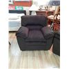 Image 1 : ARM CHAIR - COCOLATE CORDUROY UPHOLSTERED WITH ACCENT PILLOWS - NEW