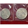 Image 2 : COINS - CANADIAN 1871-1971 ONE DOLLAR COINS - 2 TOTAL