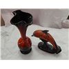 Image 1 : BLUE MOUNTAIN VASE & DOLPHIN