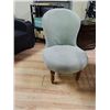 Image 1 : VINTAGE UPHOLSTERD SIDE CHAIR - 1940'S - MINT GREEN