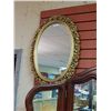Image 2 : GUILDED FRAMED OVAL MIRROR