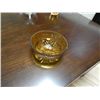 Image 1 : ART GLASS - AMBER GLASS SERVING BOWL