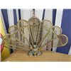Image 1 : BRASS FANNED FIRE SCREEN