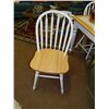 Image 1 : MAPLE & WHITE DINING CHAIR - 4 X BID