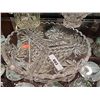 Image 1 : PINWHEEL CRYSTAL DIVIDED SERVING DISH