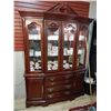 Image 1 : MAHOGANY CHINA CABINET - STANLEY - 2 PC