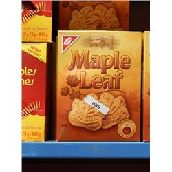 MAPLE LEAF COOKIES - 3 PER LOT