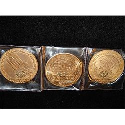 COINS - BC CENTENARY (1966), CENTURY 21 EXPOSITION (1962), VICTORIA CENTENIAL YEAR (1962) = 3