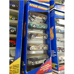 NEW HOT WHEELS - SOME PACKAGES DAMAGED SOME MINT - PACK SET OF 5 CARS - 1 BOX PER LOT