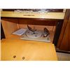 Image 4 : VINTAGE LOEWE-OPTA CONSOLE RADIO / WITH TURN TABLE - GERMAN - WITH SHORT WAVE RADIO - WORKING