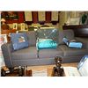 Image 2 : GREY UPHOLSTERED CONTEMPORARY SOFA