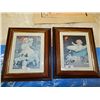 Image 2 : FRAMED PICTURES - GIRL & DOG & BOY IN BATH