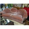 Image 1 : EARLY 1900'S COUCH AND CHAIR - PINK VELVET