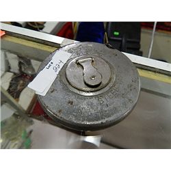 VINTAGE TAPE MEASURES - ROE& IMPERIAL SOLDER TIN TOTAL