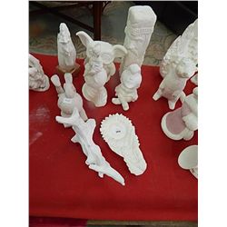 CERAMIC - UNFINISHED - ASSORTED - 8PC