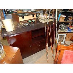 LEATHER TOP SIDE BOARD - NEW