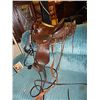 Image 1 : WESTERN SADDLE & BRIDLE WITH SILVER ACCENTS